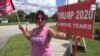 Manifestantes protestaron por la reunión de Pelosi con la comunidad venezolana en el sur de la Florida.