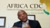 John Nkengasong, Africa's Director of the Centers for Disease Control, speaks during an interview with Reuters at the African Union Headquarters in Addis Ababa, Ethiopia, March 11, 2020.
