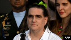 Alex Saab al ser recibido en el Palacio de Miraflores Presidential en Caracas el 20 de diciembre de 2023.