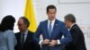 Juan Guaidó llegó el domingo 19 de enero de 2020 de forma sorpresiva a Bogotá, Colombia, para asistir a la III Conferencia Ministerial Hemisférica de Lucha contra el Terrorismo, a la que asisten delegados de 25 países.