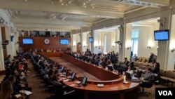 Con 12 votos a favor, 5 abstenciones y 1 voto ausente, el Consejo Permanente de la Organización de Estados Americanos, OEA, aprobó el 11 de septiembre de 2019 la activación del Tratado Interamericano de Asistencia Recíproca (TIAR), para aplicarlo a Venezuela.