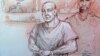 In this courtroom sketch, Cesar Sayoc, left, appears in federal court in Miami, Oct. 29, 2018. 