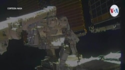 Astronautas de la Nasa salieron al espacio a cambiar las baterías de la Estación Espacial