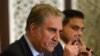 FILE - Pakistani Foreign Minister Shah Mahmood Qureshi addresses a news conference in Islamabad, Pakistan, Aug. 8, 2019. 