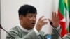 ပြည်ထောင်စု ရွေးကောက်ပွဲကော်မရှင် ဥက္ကဋ္ဌ ဦးတင်အေး။ 