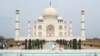 A low number of tourists are seen at Taj Mahal amid concerns over the spread of the COVID-19 novel coronavirus, in Agra, India, March 16, 2020.