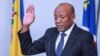 Nangolo Mbumba is sworn in as interim president following the death of Hage Geingob, in Windhoek, Namibia, Feb. 4, 2024