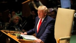 VOA Asia - President Trump warns political and economic adversaries