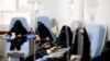 Women receive cancer treatment at The National Oncology Center in Sanaa, Yemen, Aug.12, 2018.