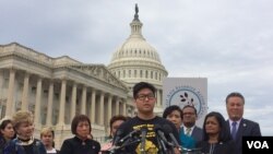 Jung Bin Cho fue traído a Virginia, EE.UU., a la edad de 7 años y ha estado protegido por DACA durante sus estudios universitarios.