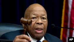 Legislador Elijah Cummings, demócrata por Maryland, presidente del Comité de Supervisión y Reforma de la Cámara de Representantes de EE.UU. Foto de archivo.