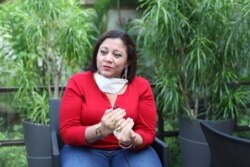 Arely Cano, activista de la Comunidad Internacional de Mujeres Viviendo con VIH/SIDA (ICW). [Foto: Houston Castillo, VOA]
