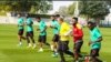 'Yan wasa Ghana suna atisaye a birnin Doha (Facebook/Hukumar kwallon kafar Ghana)