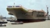 The Indian aircraft carrier is docked at a shipyard after its launch in Kochi, India, Aug. 12, 2013. 