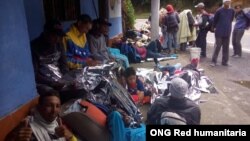 Crisis en frontera colombo - venezolana por hacinamiento de más de 7.000 migrantes venezolanos. [Foto: ONG Red humanitaria] 