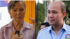 រូប​ឯកសារ៖ លោកស្រី មួរ សុខហួរ (ខាងស្ដាំ) តំណាងរាស្រ្ត​គណបក្ស​សង្គ្រោះ​ជាតិ​ដែល​ត្រូវ​បាន​រំលាយ (ឆ្វេង) និង​លោក​ ហ៊ុន ម៉ានី​ ប្រធាន​សហភាព​សហព័ន្ធ​យុវជន​កម្ពុជា (ស្តាំ)។ (ឡេង ឡែន/VOA)