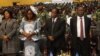 Delegates to the campaign launch also prayed for a peaceful and violent free elections in May. 