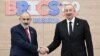 İlham Əliyev və Nikol Paşinyan (Mənbə: Azərbaycan Prezidentinin Administrasiyası)