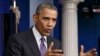 President Barack Obama talks to reporters about the situation in Ukraine and gives a positive assessment on his health care law, the Affordable Care Act, at the White House in Washington, Thursday, April 17, 2014.